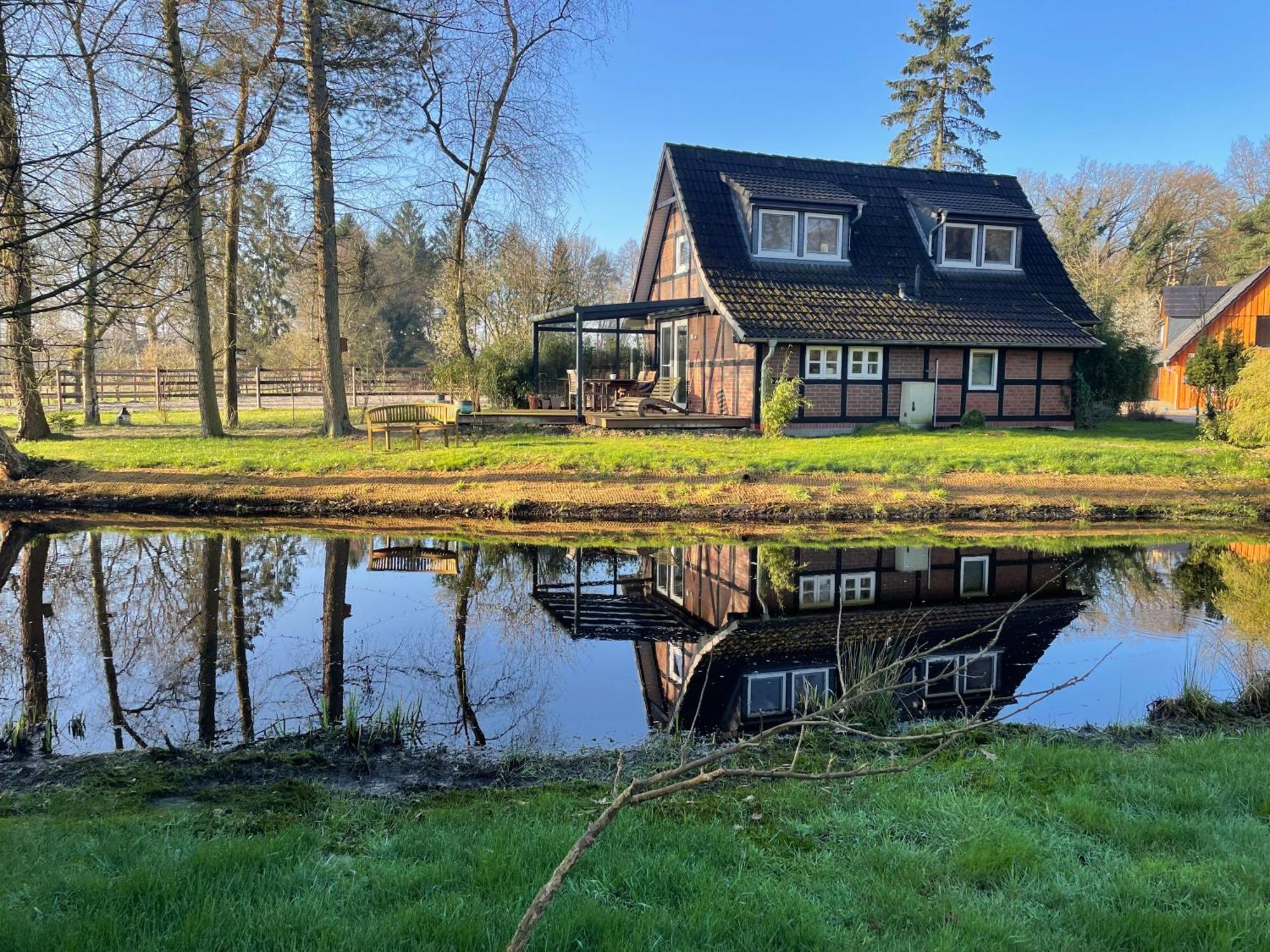 Haus Am Teich Apartment Worpswede Exterior foto